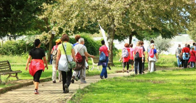 immagine camminata in compagnia